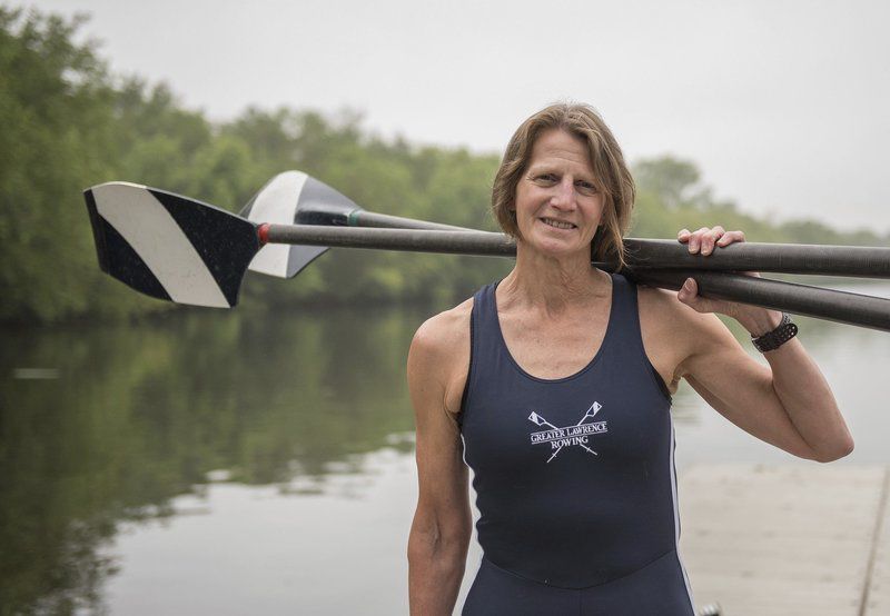 Andover's Doucett rows, skis, hikes, swims and bikes for cross training